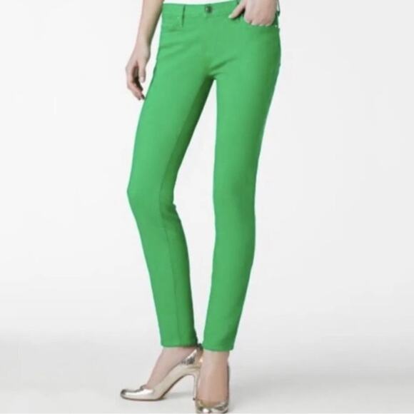 kate spade Denim - Kate Spade Bright Green Play Hooky Perry Street Denim Capris || Sz 27 GUC